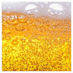 Texture Pattern Macro Glass Of Beer Foam White Yellow Bubble Lightweight Scarf  by Semog4