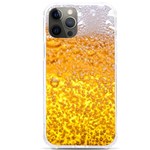 Texture Pattern Macro Glass Of Beer Foam White Yellow Bubble iPhone 12 Pro max TPU UV Print Case Front