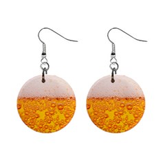 Beer Texture Drinks Texture Mini Button Earrings by Semog4