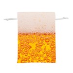 Beer Texture Drinks Texture Lightweight Drawstring Pouch (L) Back