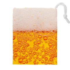 Beer Texture Drinks Texture Drawstring Pouch (5xl) by Semog4