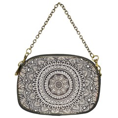 Mandala Circles Drawing Pattern Chain Purse (one Side) by Semog4