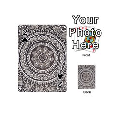 Mandala Circles Drawing Pattern Playing Cards 54 Designs (mini)