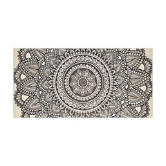 Mandala Circles Drawing Pattern Yoga Headband by Semog4