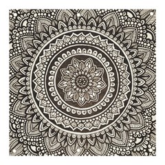 Mandala Circles Drawing Pattern Banner And Sign 3  X 3  by Semog4