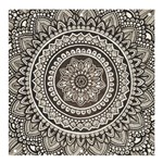 Mandala Circles Drawing Pattern Banner and Sign 4  x 4  Front