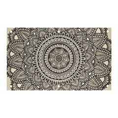 Mandala Circles Drawing Pattern Banner And Sign 5  X 3  by Semog4