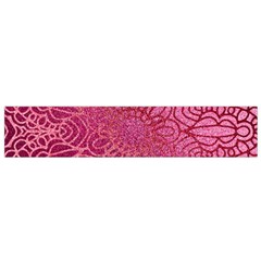 Pink Mandala Glitter Bohemian Girly Glitter Small Premium Plush Fleece Scarf by Semog4