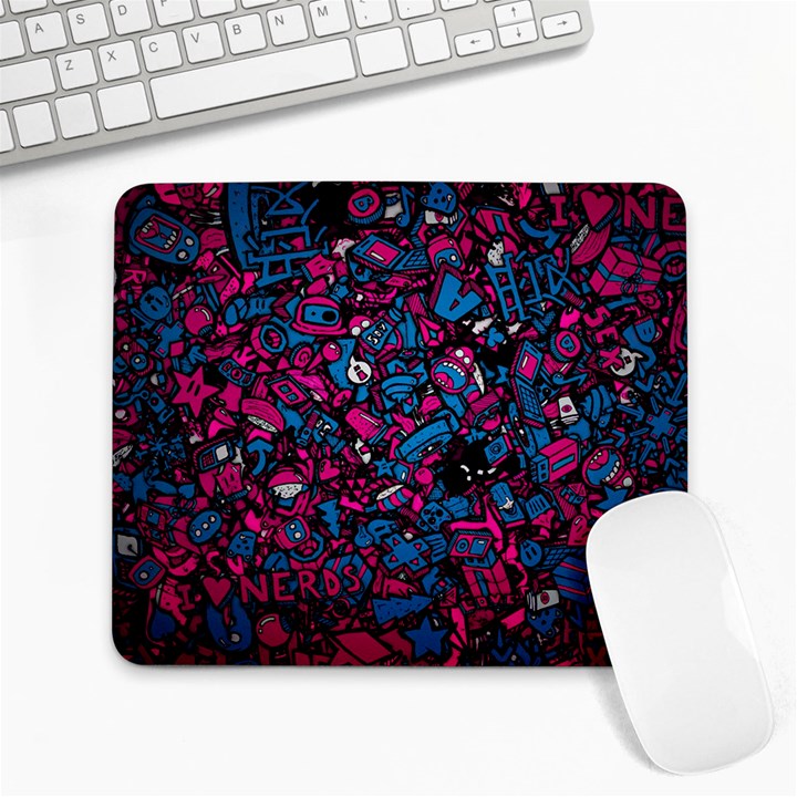 Grafitti Graffiti Abstract Artwork Digital Large Mousepad