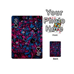 Grafitti Graffiti Abstract Artwork Digital Playing Cards 54 Designs (mini) by Semog4