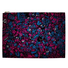 Grafitti Graffiti Abstract Artwork Digital Cosmetic Bag (xxl) by Semog4