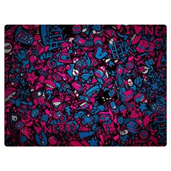 Grafitti Graffiti Abstract Artwork Digital Premium Plush Fleece Blanket (extra Small) by Semog4