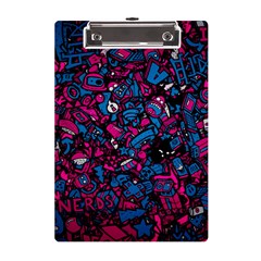 Grafitti Graffiti Abstract Artwork Digital A5 Acrylic Clipboard by Semog4