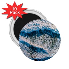 Waves Wave Nature Beach 2 25  Magnets (10 Pack)  by Semog4