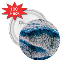 Waves Wave Nature Beach 2 25  Buttons (100 Pack)  by Semog4