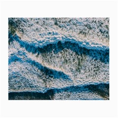 Waves Wave Nature Beach Small Glasses Cloth by Semog4