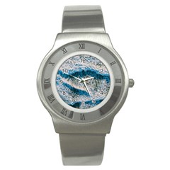 Waves Wave Nature Beach Stainless Steel Watch by Semog4