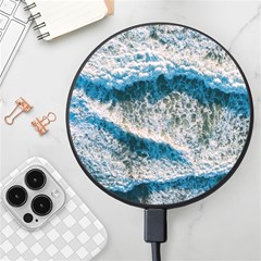 Waves Wave Nature Beach Wireless Fast Charger(black)