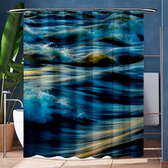 Waves Abstract Waves Abstract Shower Curtain 60  X 72  (medium)  by Semog4