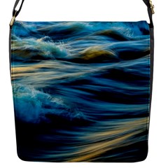 Waves Abstract Waves Abstract Flap Closure Messenger Bag (s) by Semog4