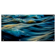 Waves Abstract Waves Abstract Banner And Sign 8  X 4  by Semog4