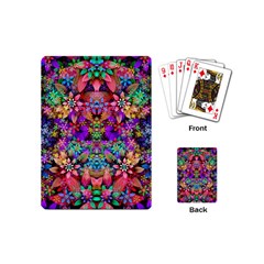 Flower Patterns Abstract Pattern Digital Art Playing Cards Single Design (mini) by Semog4