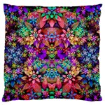 Flower Patterns Abstract Pattern Digital Art Standard Premium Plush Fleece Cushion Case (Two Sides) Back