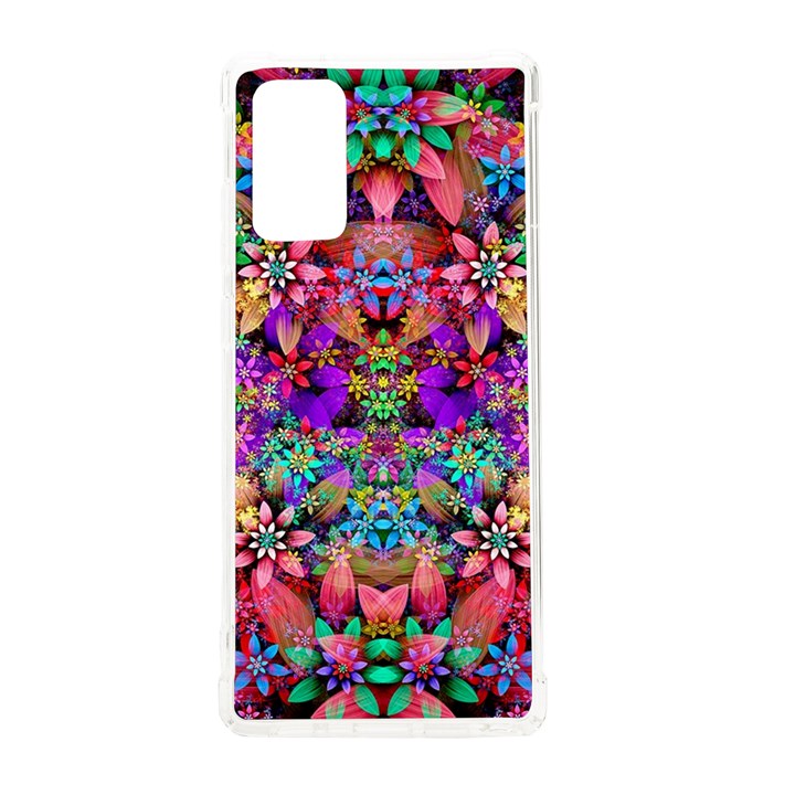 Flower Patterns Abstract Pattern Digital Art Samsung Galaxy Note 20 TPU UV Case