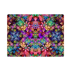 Flower Patterns Abstract Pattern Digital Art Premium Plush Fleece Blanket (mini) by Semog4