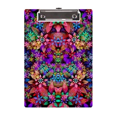 Flower Patterns Abstract Pattern Digital Art A5 Acrylic Clipboard