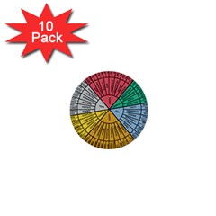 Wheel Of Emotions Feeling Emotion Thought Language Critical Thinking 1  Mini Buttons (10 Pack)  by Semog4