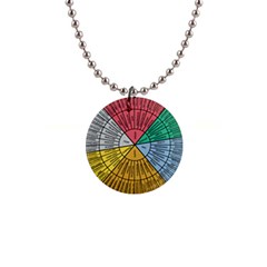 Wheel Of Emotions Feeling Emotion Thought Language Critical Thinking 1  Button Necklace by Semog4