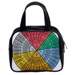 Wheel Of Emotions Feeling Emotion Thought Language Critical Thinking Classic Handbag (Two Sides) Front