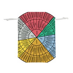 Wheel Of Emotions Feeling Emotion Thought Language Critical Thinking Lightweight Drawstring Pouch (m) by Semog4