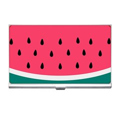 Watermelon Fruit Pattern Business Card Holder by Semog4