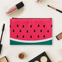 Watermelon Fruit Pattern Cosmetic Bag (medium) by Semog4