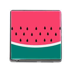 Watermelon Fruit Pattern Memory Card Reader (square 5 Slot) by Semog4