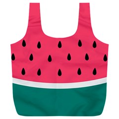 Watermelon Fruit Pattern Full Print Recycle Bag (xxxl) by Semog4