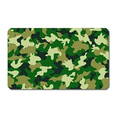 Green Military Background Camouflage Magnet (rectangular) by Semog4