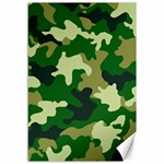 Green Military Background Camouflage Canvas 12  x 18  11.88 x17.36  Canvas - 1