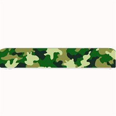 Green Military Background Camouflage Small Bar Mat by Semog4