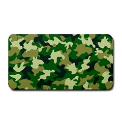 Green Military Background Camouflage Medium Bar Mat by Semog4