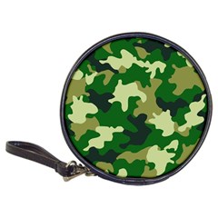 Green Military Background Camouflage Classic 20-cd Wallets by Semog4