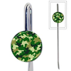 Green Military Background Camouflage Book Mark by Semog4