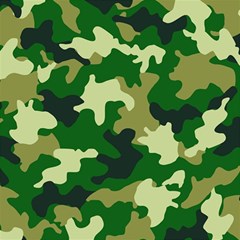 Green Military Background Camouflage Play Mat (square) by Semog4