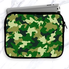 Green Military Background Camouflage Apple Ipad 2/3/4 Zipper Cases by Semog4