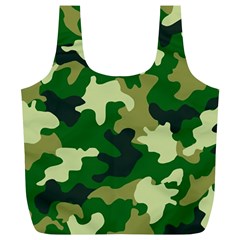 Green Military Background Camouflage Full Print Recycle Bag (xl) by Semog4