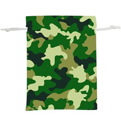 Green Military Background Camouflage Lightweight Drawstring Pouch (xl)