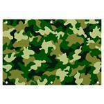 Green Military Background Camouflage Banner and Sign 6  x 4  Front