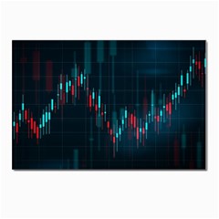 Flag Patterns On Forex Charts Postcards 5  X 7  (pkg Of 10) by Semog4